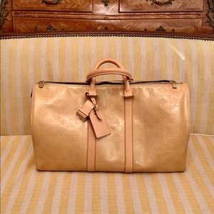 Louis Vuitton Keepall Monogram Vernis Mercer Bag.